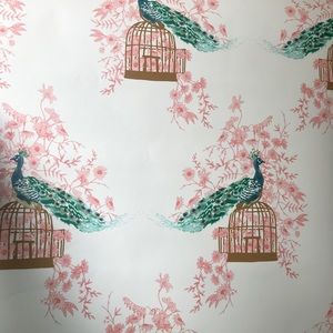 Opalhouse peacock wallpaper